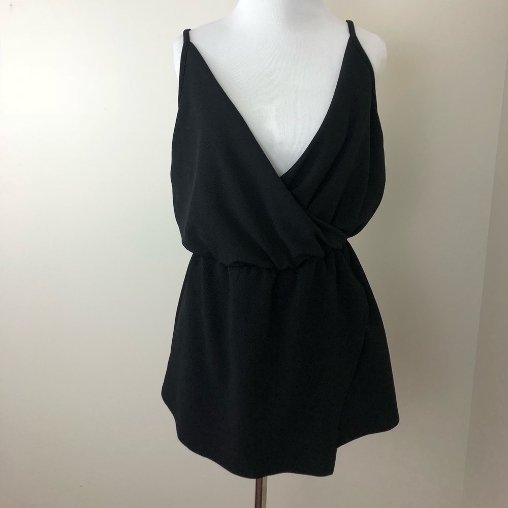 Black Romper Women Shorts